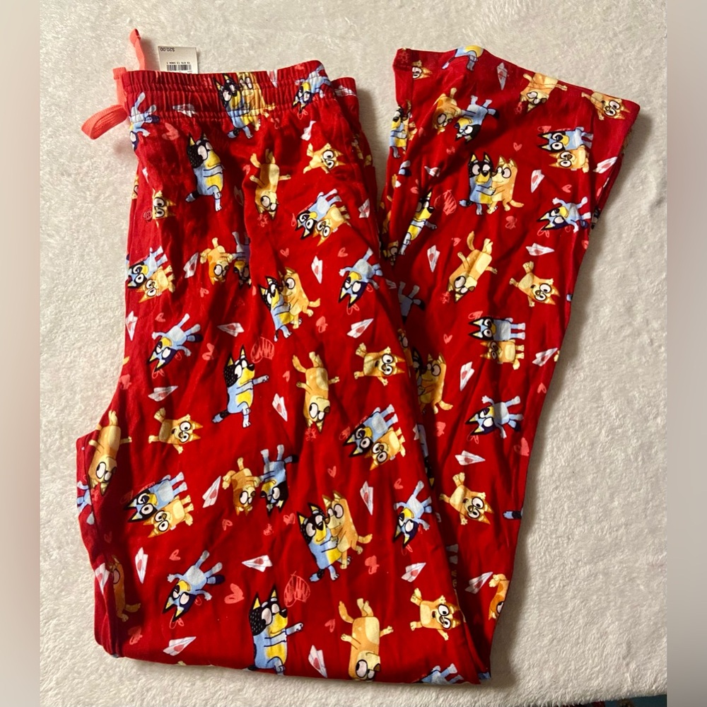 NWT Bluey Valentines Day Men’s Pajama Sleep Pants